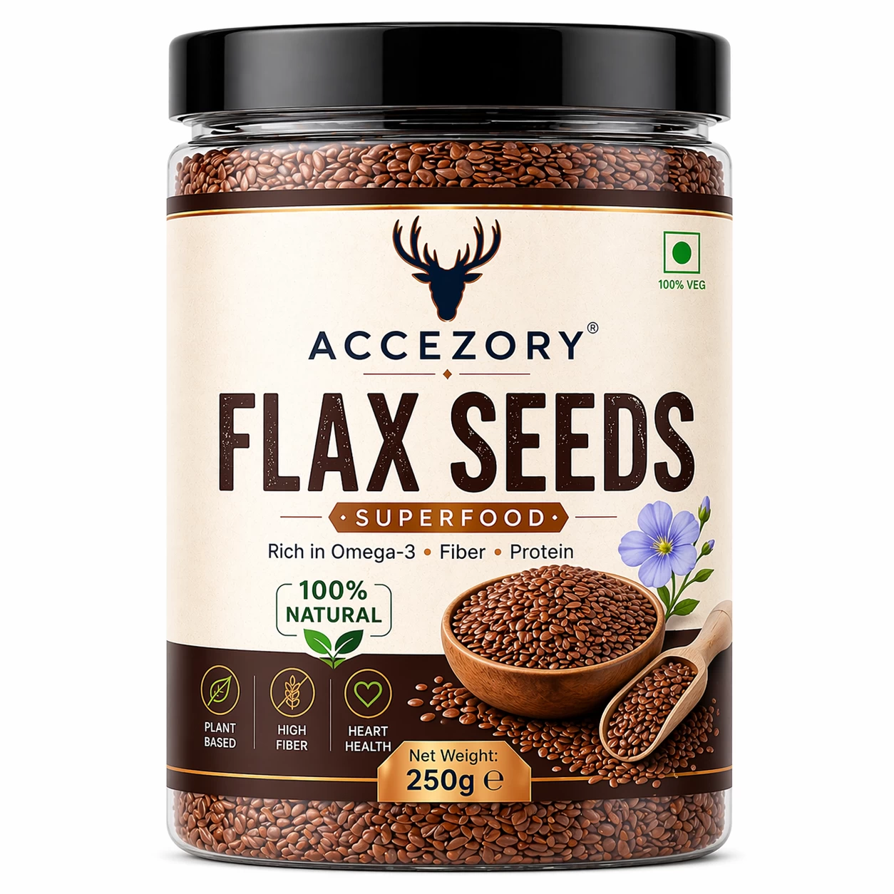 Premium Flax Seeds (Alsi)...